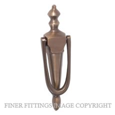 TRADCO 2361 DOOR KNOCKER ANTIQUE BRASS