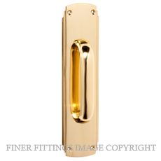 TRADCO DECO PULL HANDLE 240 X 60MM POLISHED BRASS