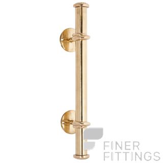 TRADCO 2926 PULL HANDLE 420MM POLISHED BRASS