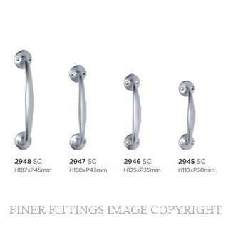 TRADCO PULL HANDLE 110MM SATIN CHROME