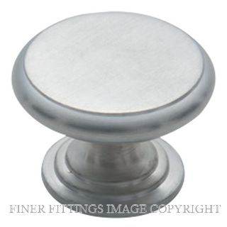 TRADCO 3039 CUPBOARD KNOB FLAT 25MM SATIN CHROME