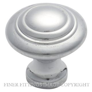 TRADCO 3053 CUPBOARD KNOB DOMED 25MM CHROME PLATE