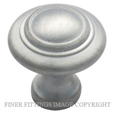 TRADCO 3056 - 3058 DOMED CABINET KNOBS SATIN CHROME