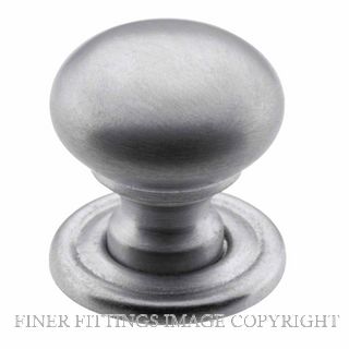 TRADCO 3150 CUPBOARD KNOB SB 19MM SATIN CHROME