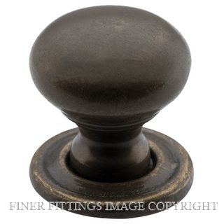 TRADCO 3250 CUPBOARD KNOB SB 19MM ANTIQUE BRASS