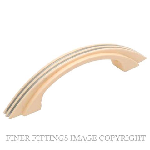 TRADCO 3106 DECO PULL HANDLE 130 X 20MM IVORY PLASTIC