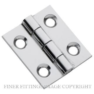 TRADCO 3110 HINGE FIXED PIN 25 X 22MM CHROME PLATE