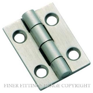 TRADCO 3120 HINGE FIXED PIN 25 X 22MM SATIN CHROME