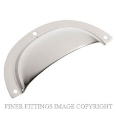 TRADCO 3137 DRAWER PULL PLAIN SB POLISHED NICKEL