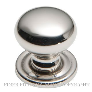 TRADCO 3142 CUPBOARD KNOB SB POLISHED NICKEL