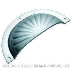 TRADCO 3140 DRAWER PULL FLUTED SB 97 X 40MM SATIN CHROME