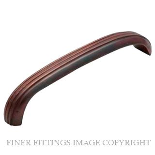 TRADCO 3445 DECO PULL HANDLE 125 X 20MM ANTIQUE COPPER