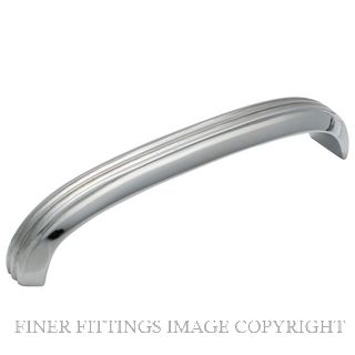 TRADCO 3446 DECO PULL HANDLE125 X 20MM CHROME PLATE