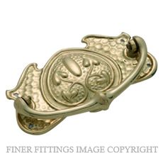 TRADCO 3390 - 3392 CABINET DROP HANDLES POLISHED BRASS