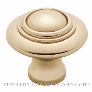 TRADCO 3662 CUPBOARD KNOB DOMED 25MM POLISHED BRASS