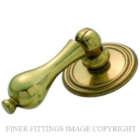 TRADCO 3606 CLASSIC TEARDROP HANDLES POLISHED BRASS