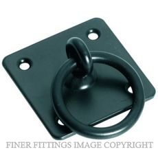 TRADCO 3640 RING PULL SI 50 X 50MM MATT BLACK