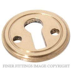 TRADCO 3818 ROUND ESCUTCHEON 23MM POLISHED BRASS