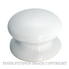 TRADCO 3730 - 3742 PORCELAIN KNOB WHITE