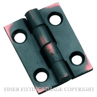 TRADCO HINGE FIXED PIN 25 X 22MM ANTIQUE COPPER