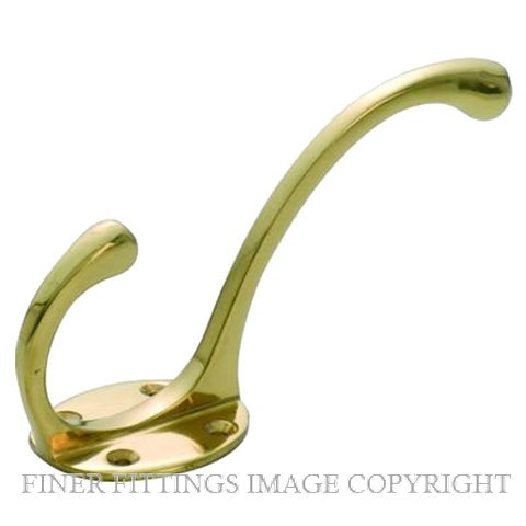 TRADCO 3920 HAT & COAT HOOK POLISHED BRASS