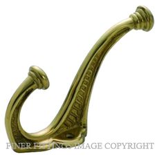 TRADCO 3930 HAT & COAT HOOK POLISHED BRASS