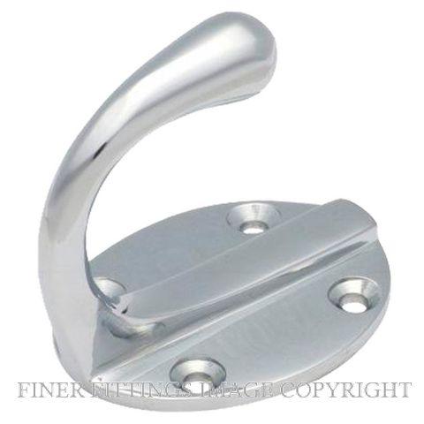 TRADCO 3938 SINGLE ROBE HOOK CHROME PLATE