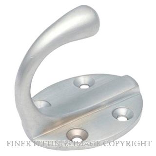 TRADCO 3939 SINGLE ROBE HOOK SATIN CHROME