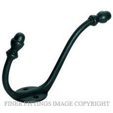 TRADCO 3941 HAT & COAT HOOK MATT BLACK