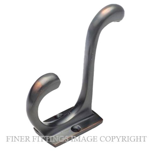 TRADCO 4031 RETRO HAT & COAT HOOK ANTIQUE COPPER