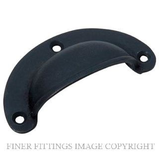 TRADCO 4079 DRAWER PULL CI 70 X 35MM MATT BLACK