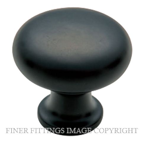 TRADCO 4081 - 4083 IRON CABINET KNOBS MATT BLACK