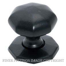 TRADCO 4084 - 4086 IRON CABINET KNOBS MATT BLACK