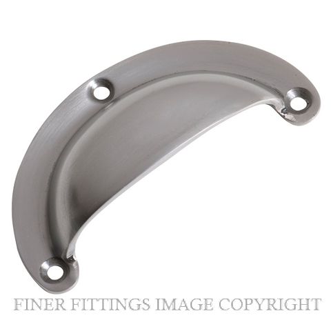 TRADCO 4090 DRAWER PULL CI 100 X 40MM POLISHED METAL