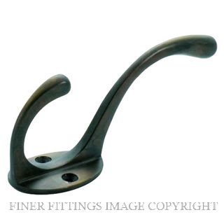 TRADCO 3960 HAT & COAT HOOK ANTIQUE BRASS