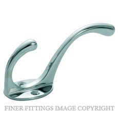 TRADCO 3961 HAT & COAT HOOK CHROME PLATE