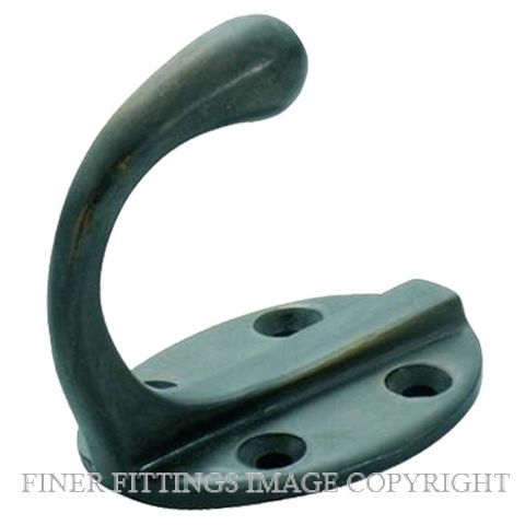 TRADCO 3963 SINGLE ROBE HOOK ANTIQUE BRASS