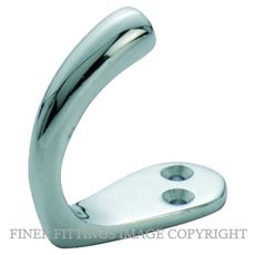 TRADCO 3964 SINGLE ROBE HOOK CHROME PLATE