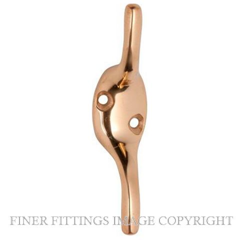 TRADCO 3965 CLEAT HOOK 75 X 20MM POLISHED BRASS