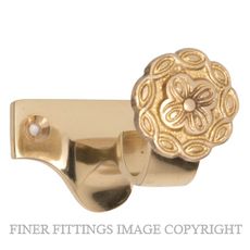 TRADCO 4601 CURTAIN BRACKET CENTRE 19MM POLISHED BRASS