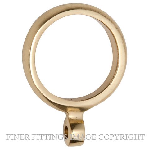 TRADCO 4630 0 4632 CURTAIN RING POLISHED BRASS