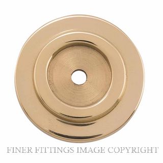 TRADCO 4116 BACKPLATE 25MM POLISHED BRASS