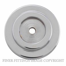 TRADCO 4125 - 4127 CABINET KNOB BACKPLATES CHROME PLATE