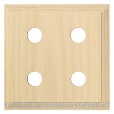 TRADCO 5425 QUAD BLOCK CLASSIC 155 X 155MM PINE