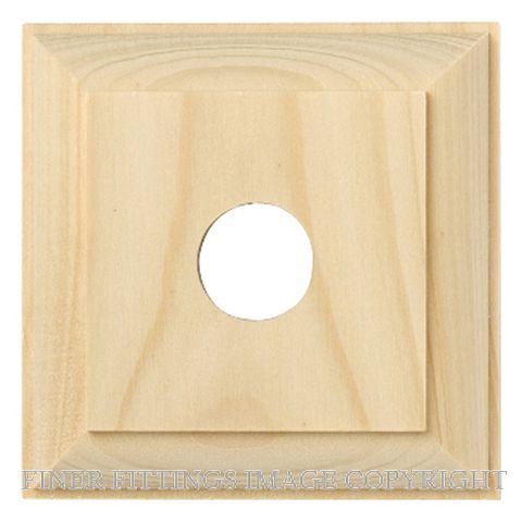 TRADCO 5441 SINGLE BLOCK TRADITIONAL 90 X 90MM PINE