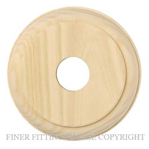 TRADCO 5440 SINGLE ROUND BLOCK 90MM PINE