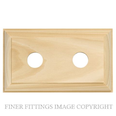 TRADCO 5442 DOUBLE BLOCK TRADITIONAL 155 X 90MM PINE