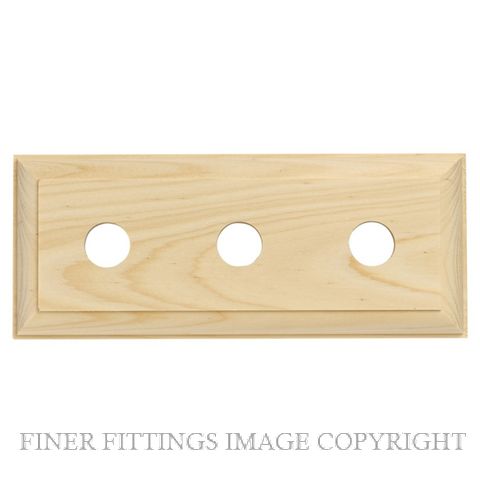 TRADCO 5443 TREBLE BLOCK TRADITIONAL 225 X 90MM PINE