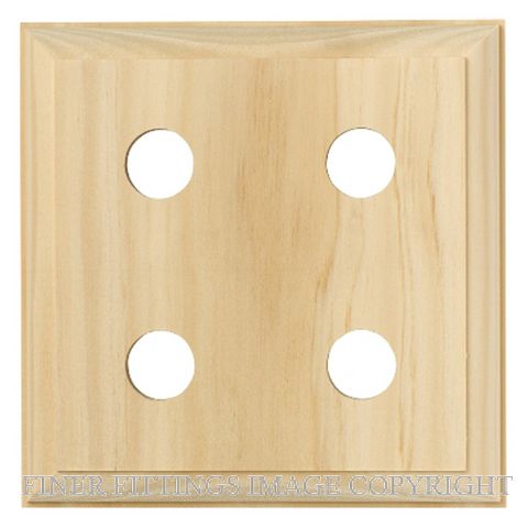 TRADCO 5445 QUAD BLOCK TRADITIONAL 155 X 155MM PINE