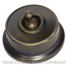 TRADCO 5560 FEDERATION SWITCH ANTIQUE BRASS